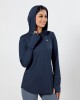 AGILE FITTED HOODIE (SHORT VERSION) IN NAVY BLUE