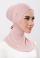 FITTED NECK TIE BACK IN BLUSH