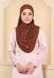 SHAWL DLUXE EMBROIDERY IN BROWN