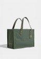 ICONIC MONO TOTE BAG IN FERN GREEN