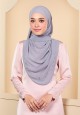 SHAWL DLUXE EMBROIDERY IN GREY