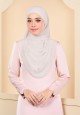 SHAWL DLUXE EMBROIDERY IN LIGHT GREY