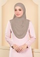 SHAWL DLUXE EMBROIDERY IN PASTEL BROWN