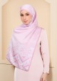 SHAWL ALIZE PRINTED IN PINK