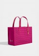 ICONIC MONO TOTE BAG IN PINK MAGENTA